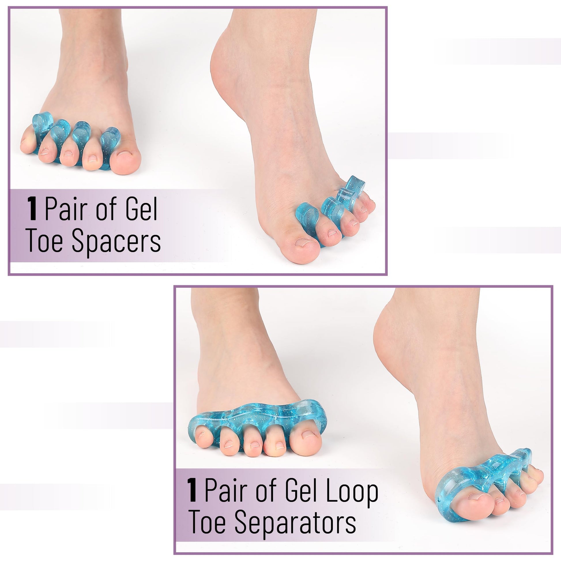 Dr Jk gel toe spreader orthotic device set
