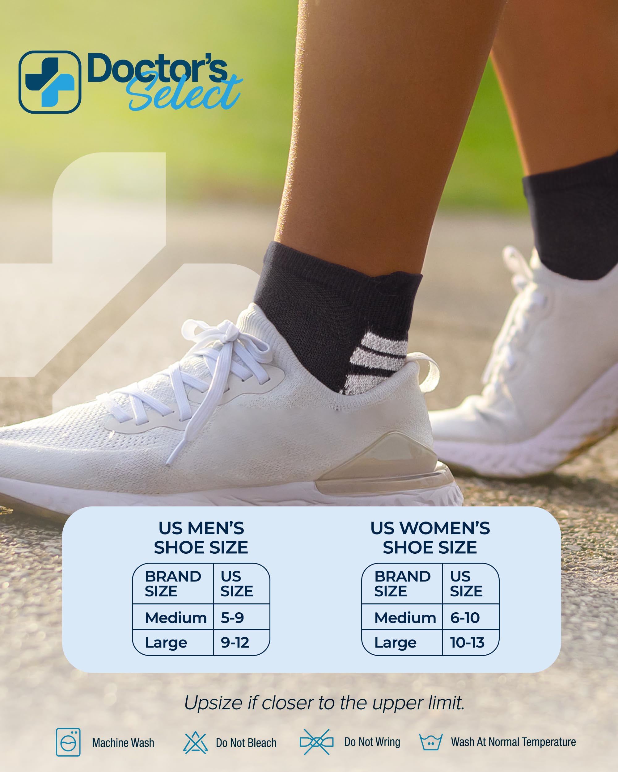 Doctor's Select bamboo viscose bunion socks for daily comfort