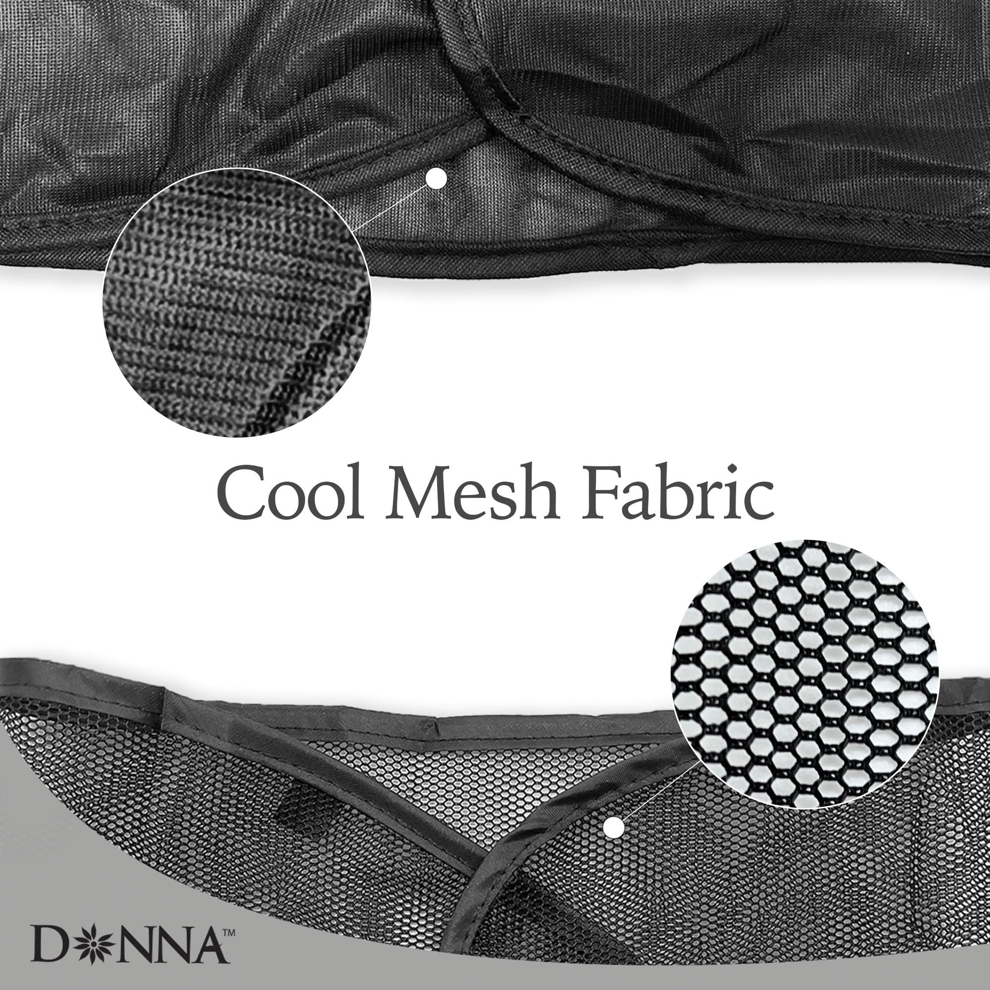Donna satin hair protection cap for overnight use
