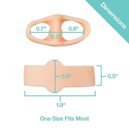 ZenToes bunion relief tool worn inside shoe