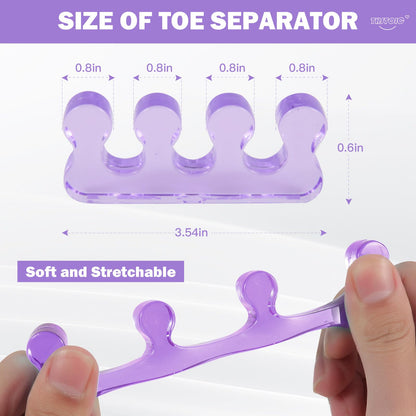 Thstoic pedicure toe spacers for nail polish application