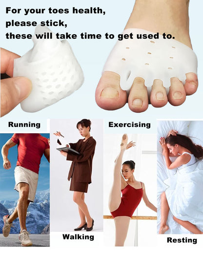 Set of four pairs of Golbylicc foot pain relief pads