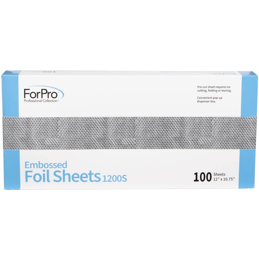 ForPro embossed aluminum foil sheets pop-up dispenser open view