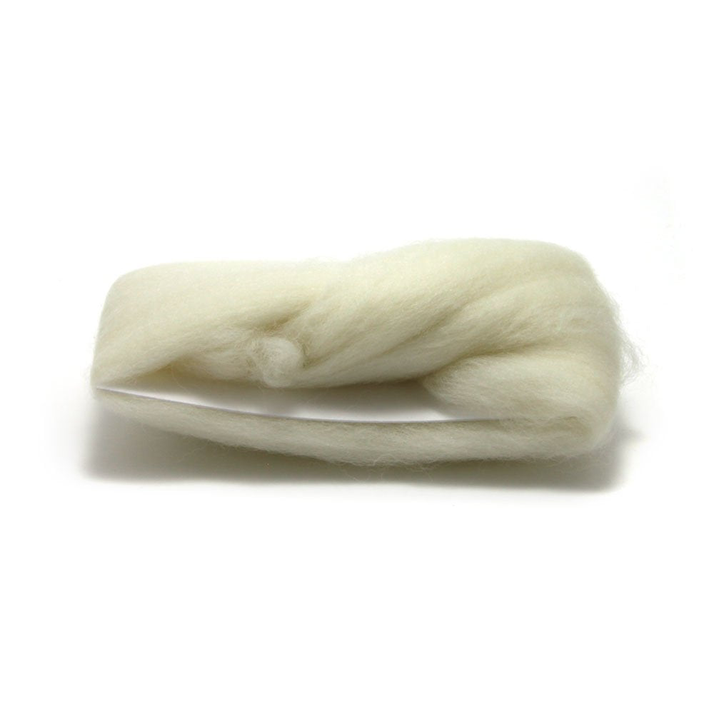 Close up of soft natural lamb wool for toe separation