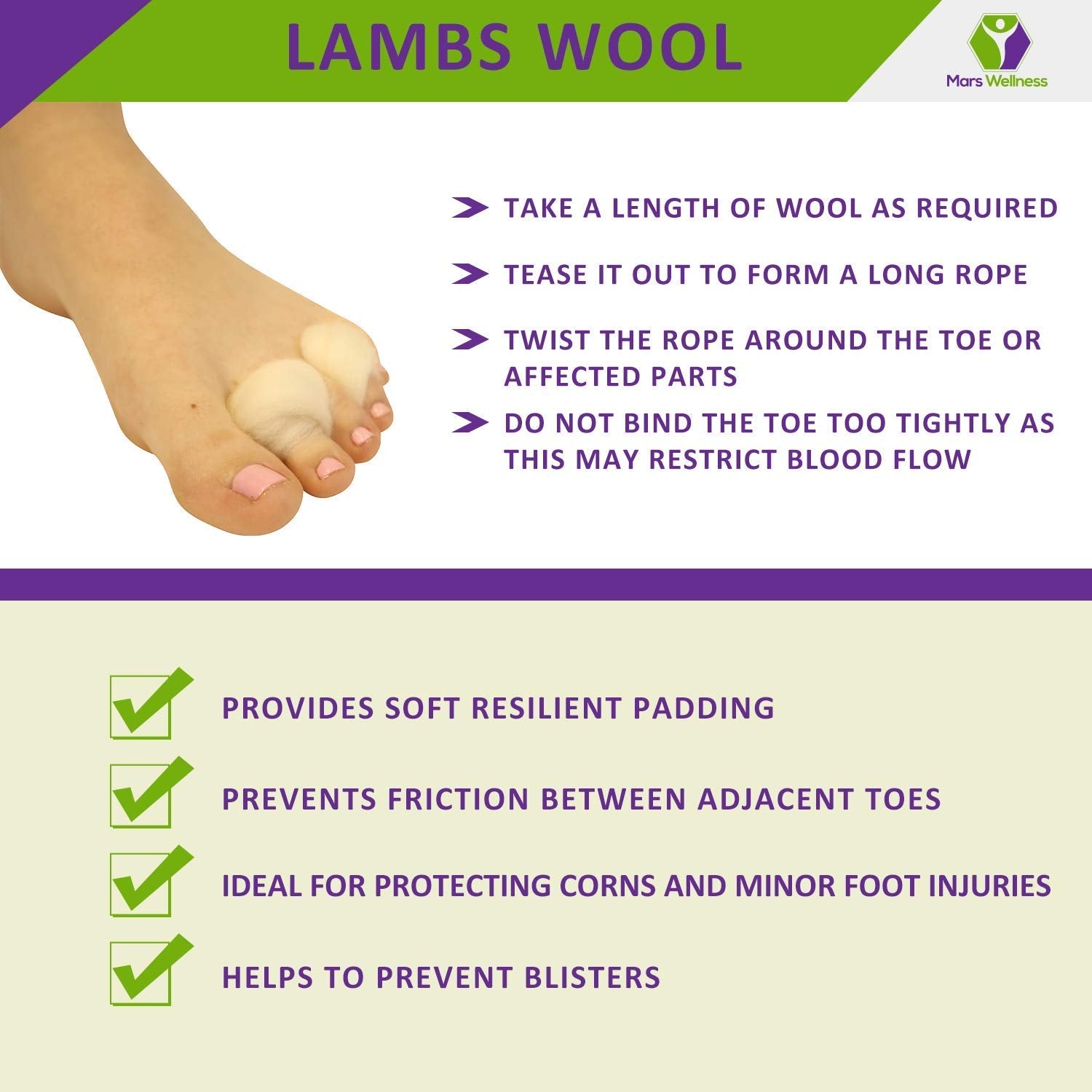 Side profile of lamb wool foot padding in athletic shoes
