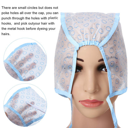 Durable EVA and PE material hair highlighting cap