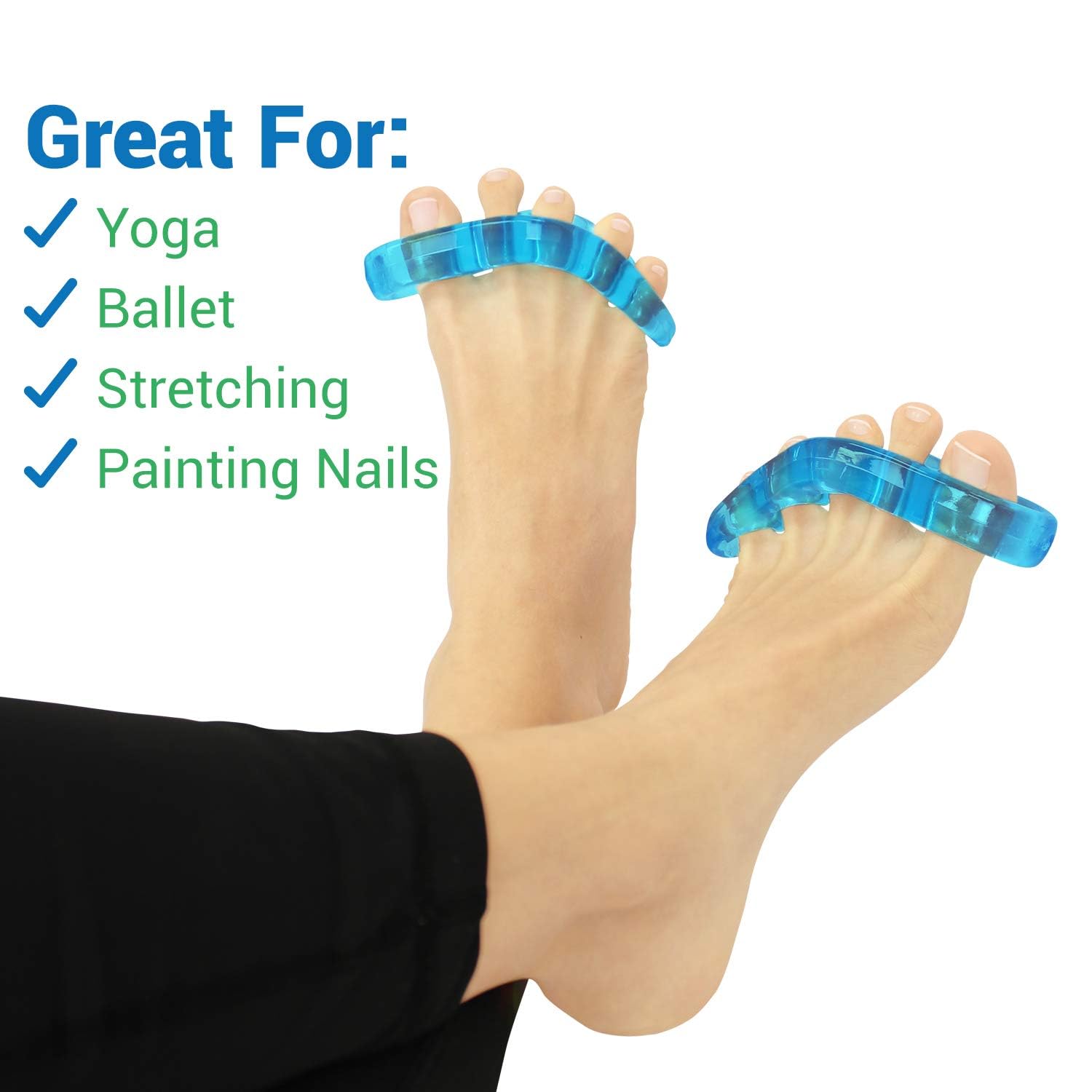 VIVEsole therapeutic toe separators for yoga and comfort
