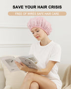 Yizijizi aluminum foil hair treatment cap interior view