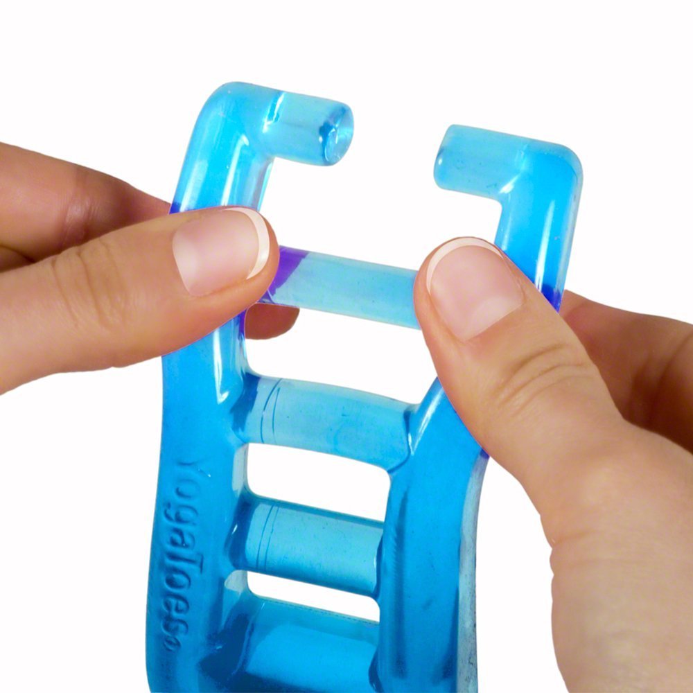 YogaToes gel toe separator side profile showing arch