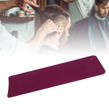 Transparent purple hair bleaching paddle optimized for long hair coloring.