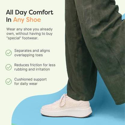 ZenToes triple loop gel corrector showing flexible material
