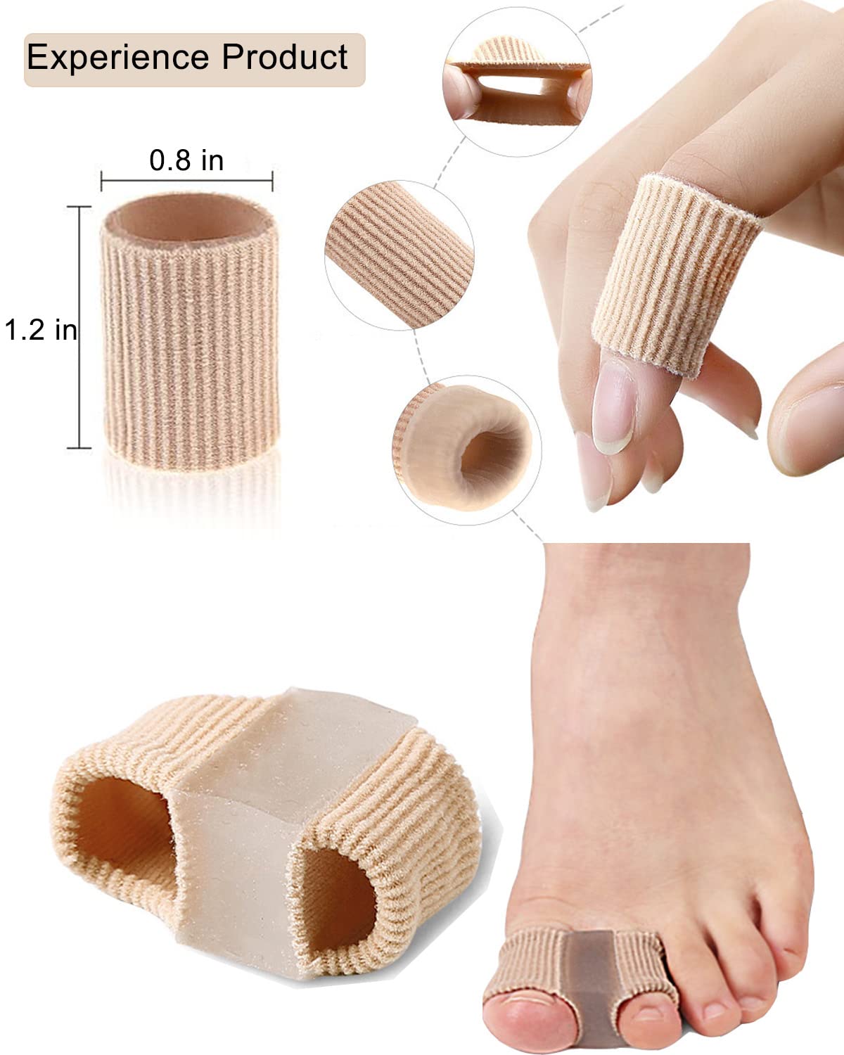 Golbylicc toe straightener material texture detail
