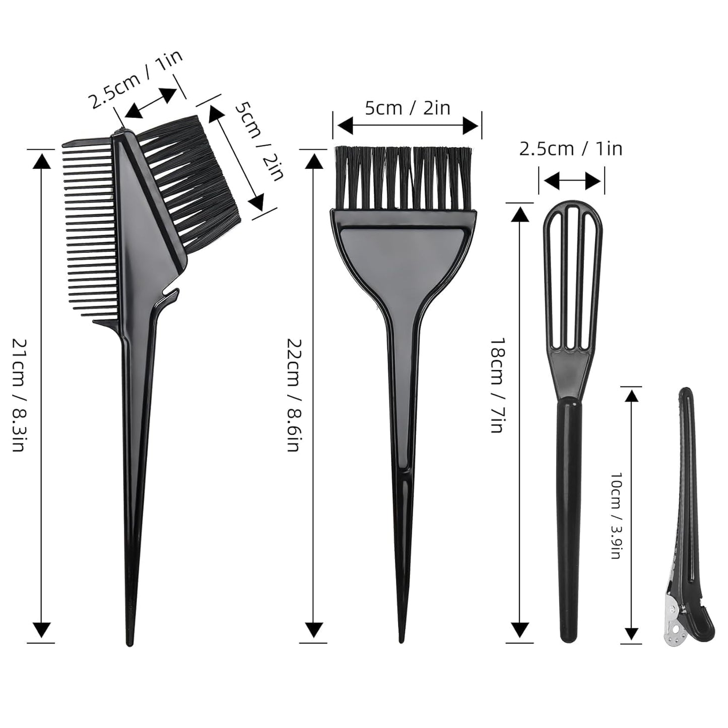 ROOHUA DIY hair color tools showcasing the flat folded space saving silicone mixing bowl