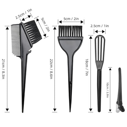 ROOHUA DIY hair color tools showcasing the flat folded space saving silicone mixing bowl