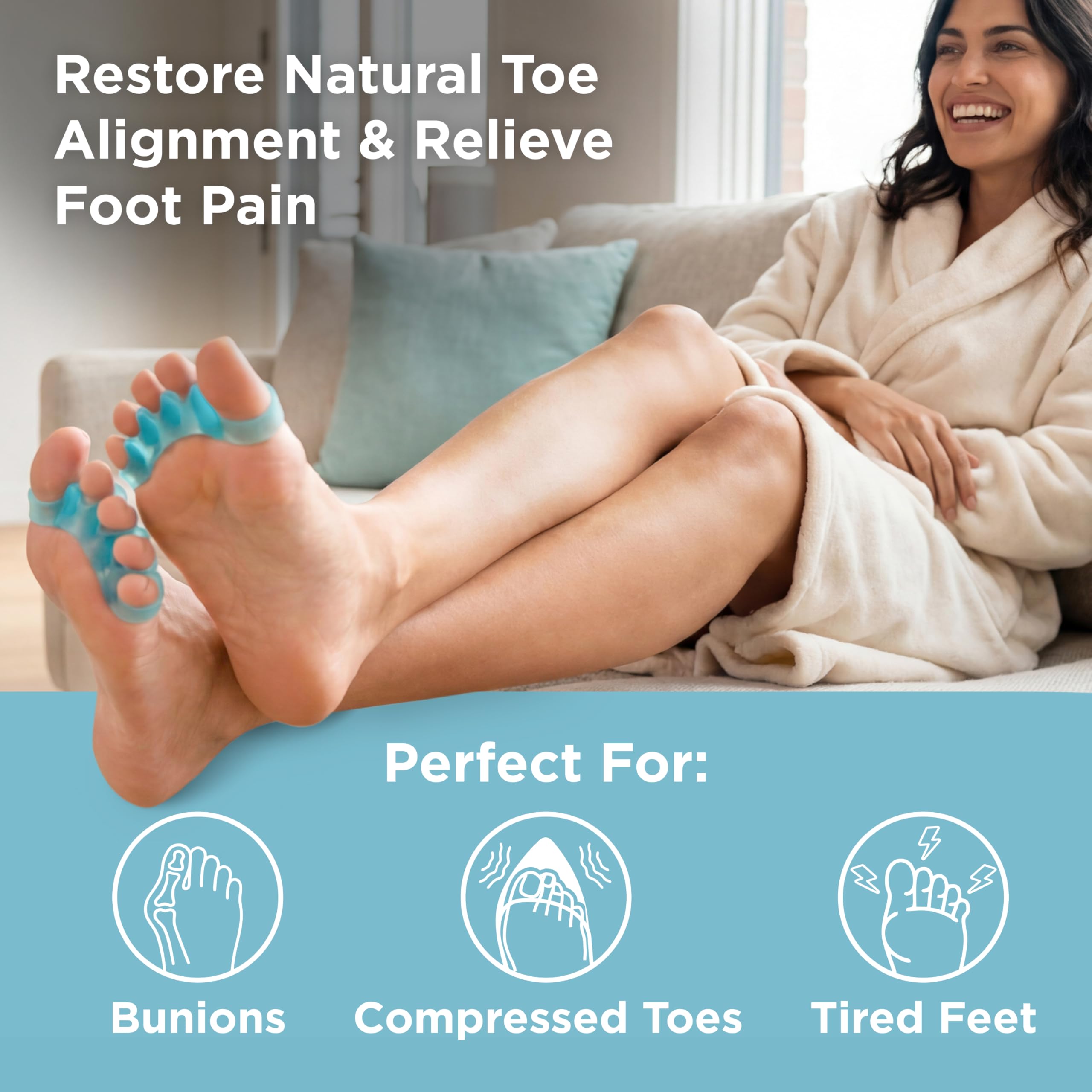 Mind Bodhi gel toe spacers for bunion relief