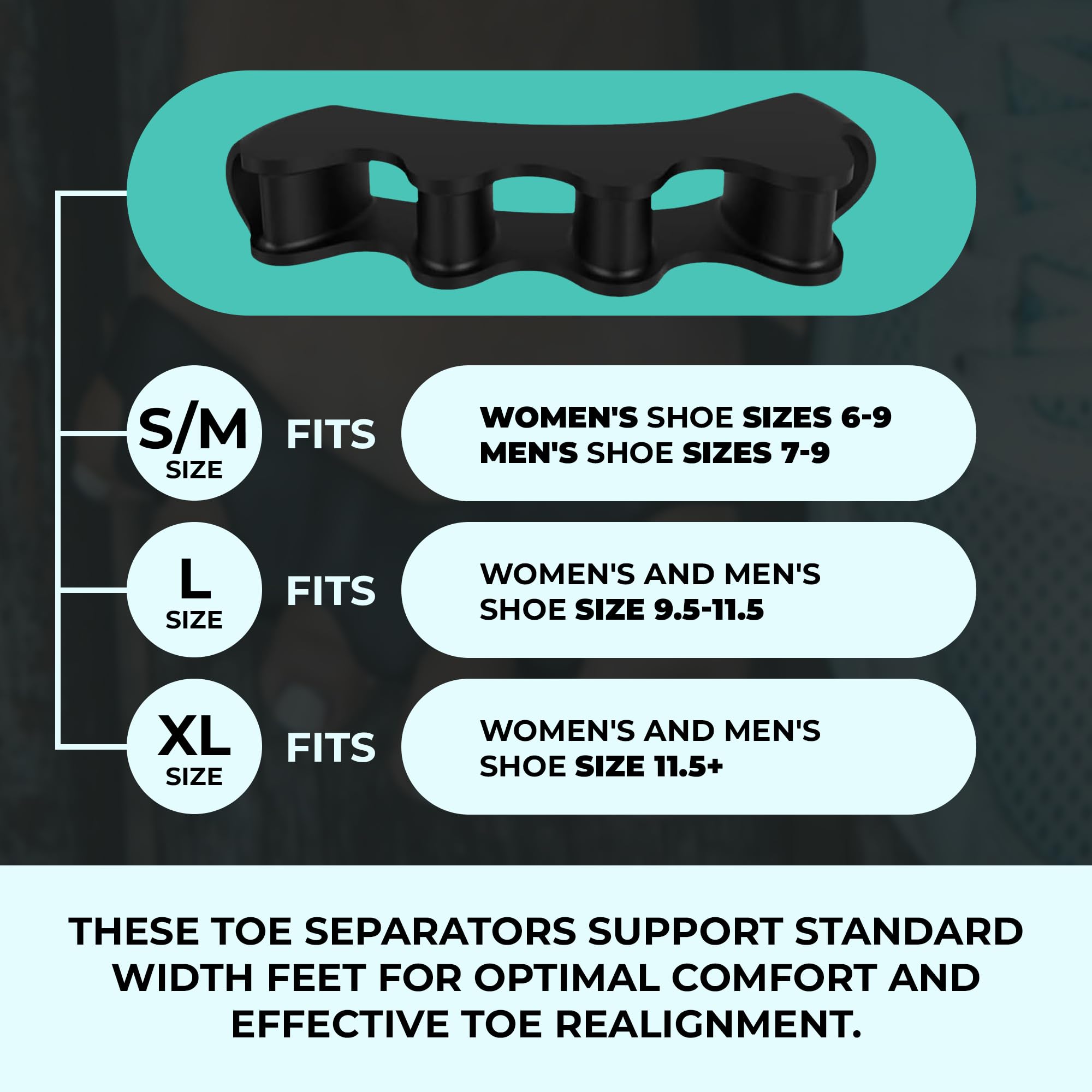 Side profile of Vyce PrimalStep toe straighteners