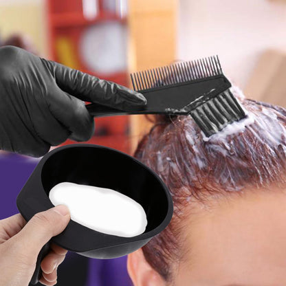 Stackable compact professional hair color cups for barbershop and hairdresser use