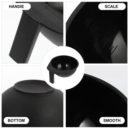 Premium imported USA beauty accessories premium quality hair color kit bowls on white background