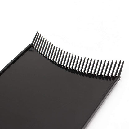 Three black salon grade hair coloring brushes included in the Pimoys styling kit