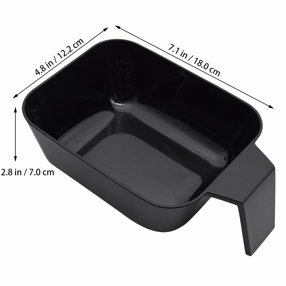 Washable and reusable two piece hair salon mixing tools set for uniform hair dye preparation.
