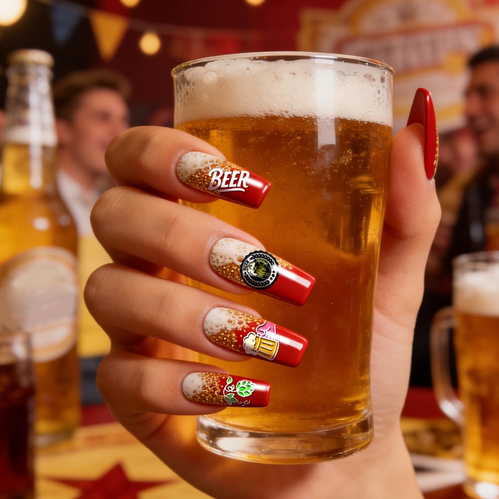 Durable reusable DIY manicure tools showing precise laser etched patterns for autumn celebrations.