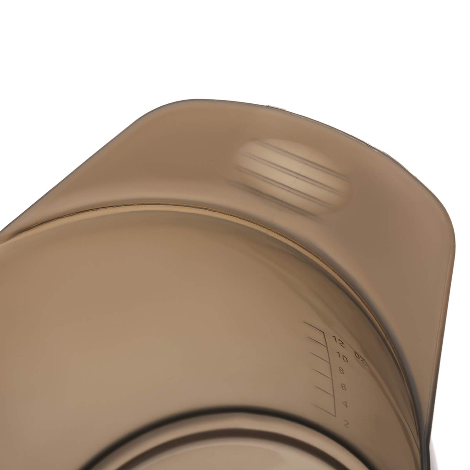 PRAV hair coloring bowl with measurement scales and flat bottom