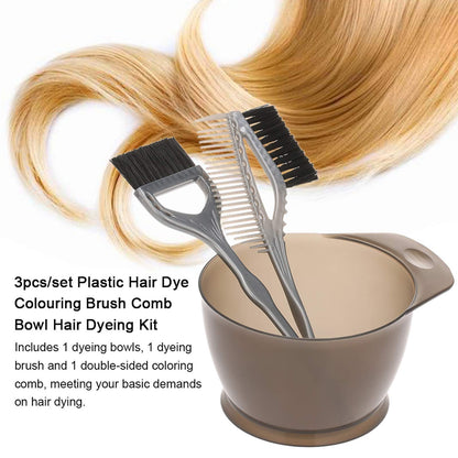 PRAV durable hair dye brush with nylon bristles for salon application