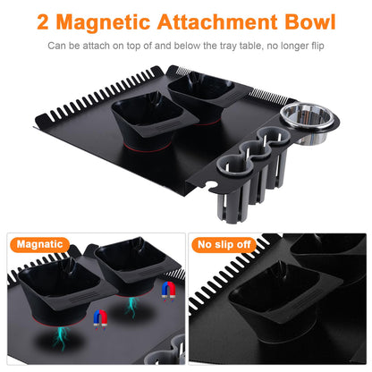 Bestauty magnetic hair mixing bowls set of two displaying the stable built-in suction base