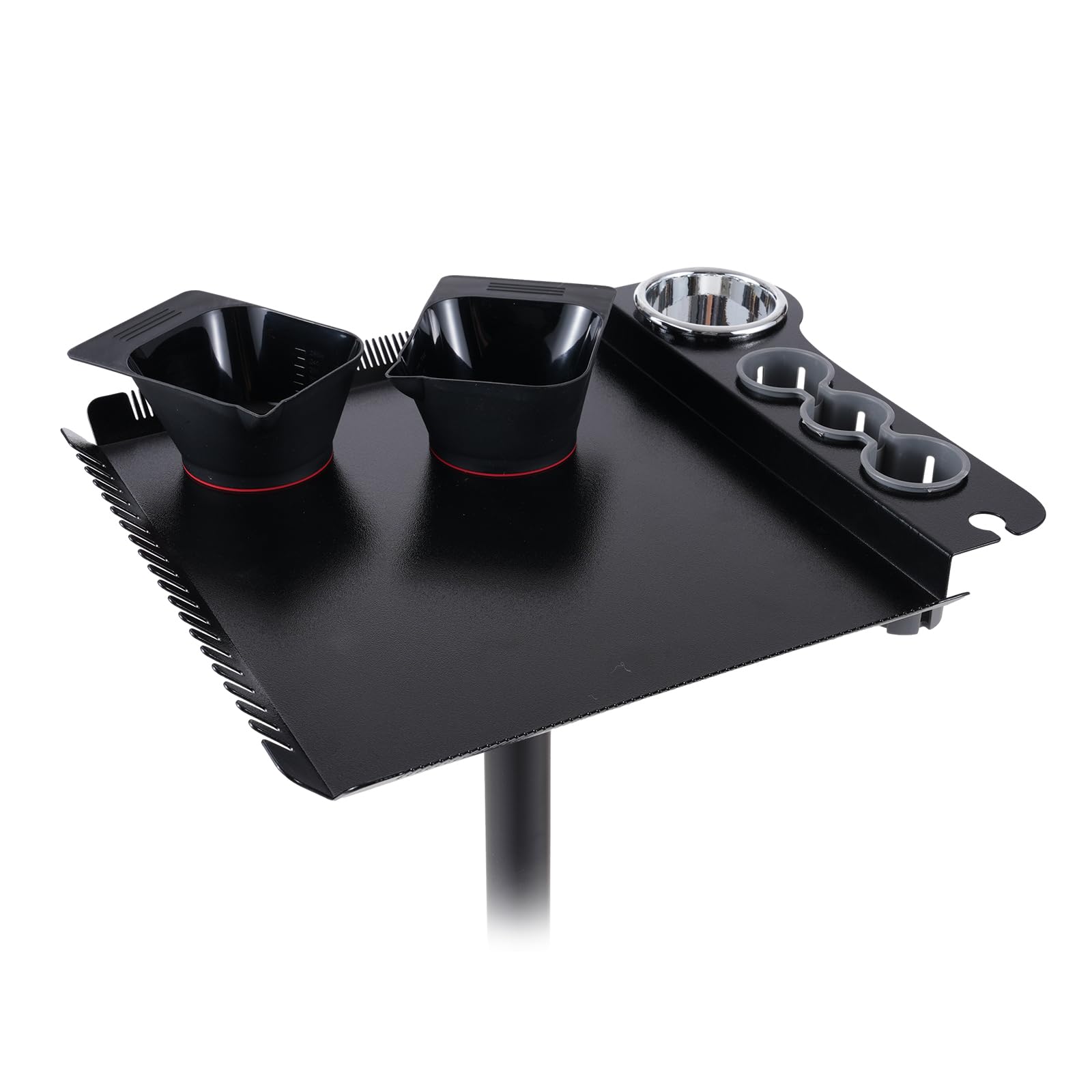 Bestauty heavy duty magnetic salon tray accessory in black showing anti slip technology