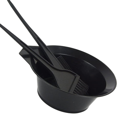 Yantaisiyu professional salon hair coloring tool set arranged neatly together to demonstrate home care utility.