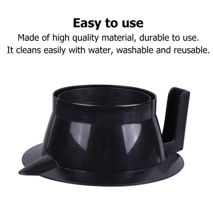 Beaupretty professional hair color bowls with ergonomic handles for salon use.