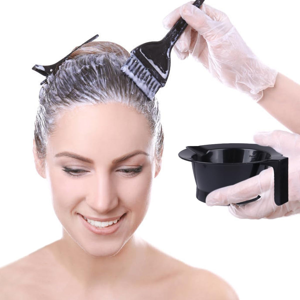 Beaupretty hair color developer mixing bowls set of four pieces on a counter.