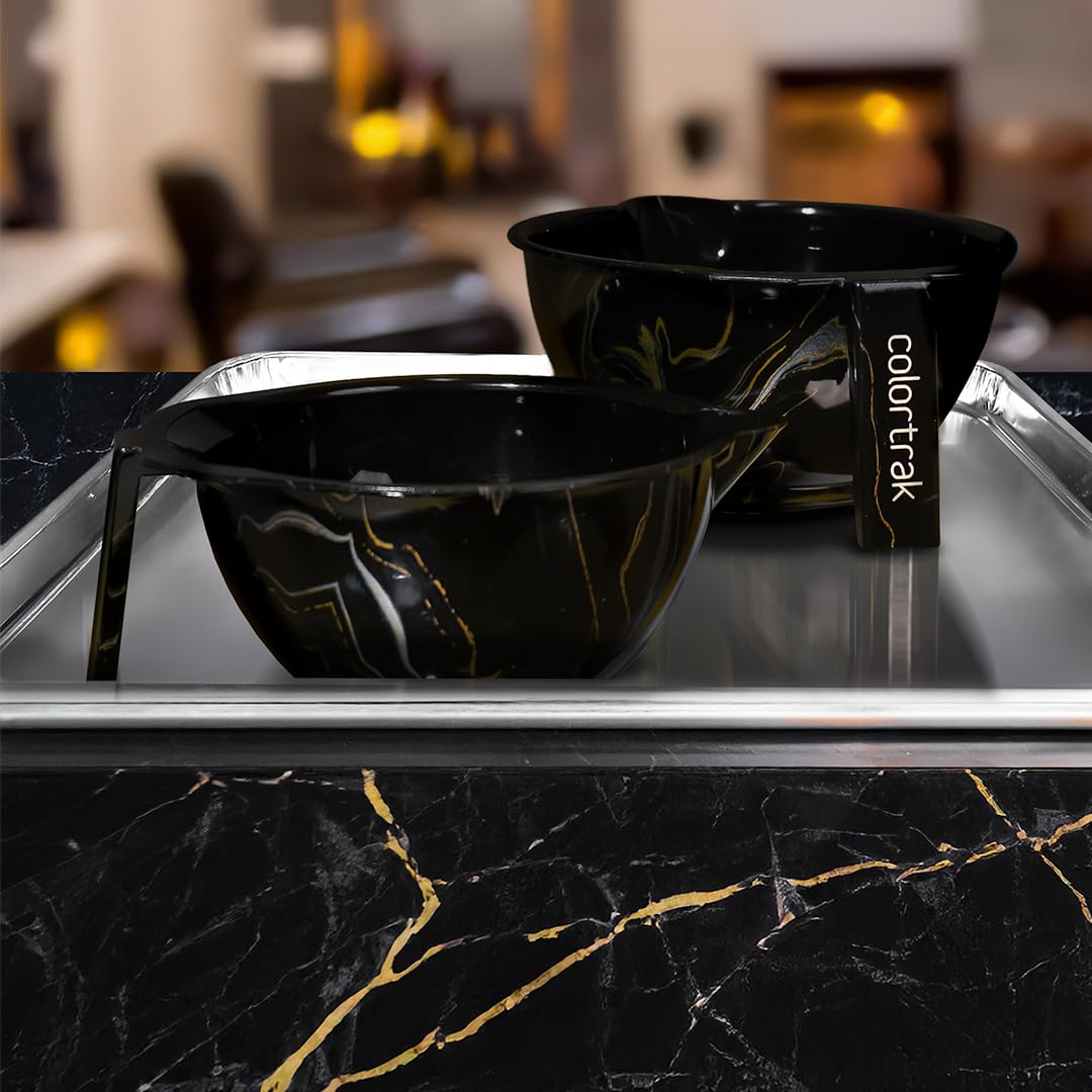 Detailed shot of the integrated easy pour spout lip on the premium plastic bowl