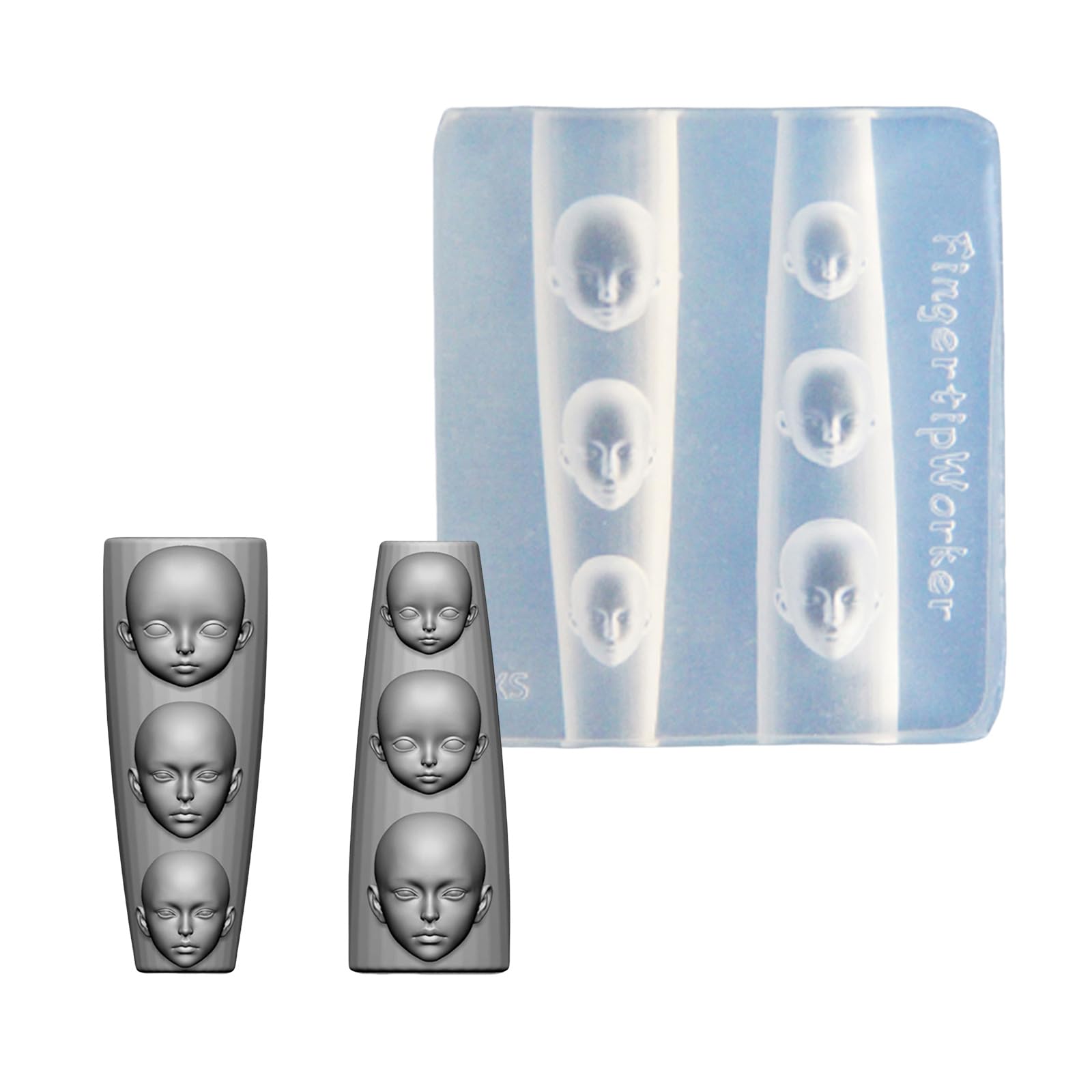 Professional nail art manicure tools for 3D designs