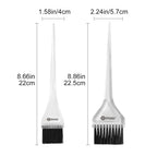 STYLANCE salon coloring tools set featuring the precision measuring cup and clear storage bag.