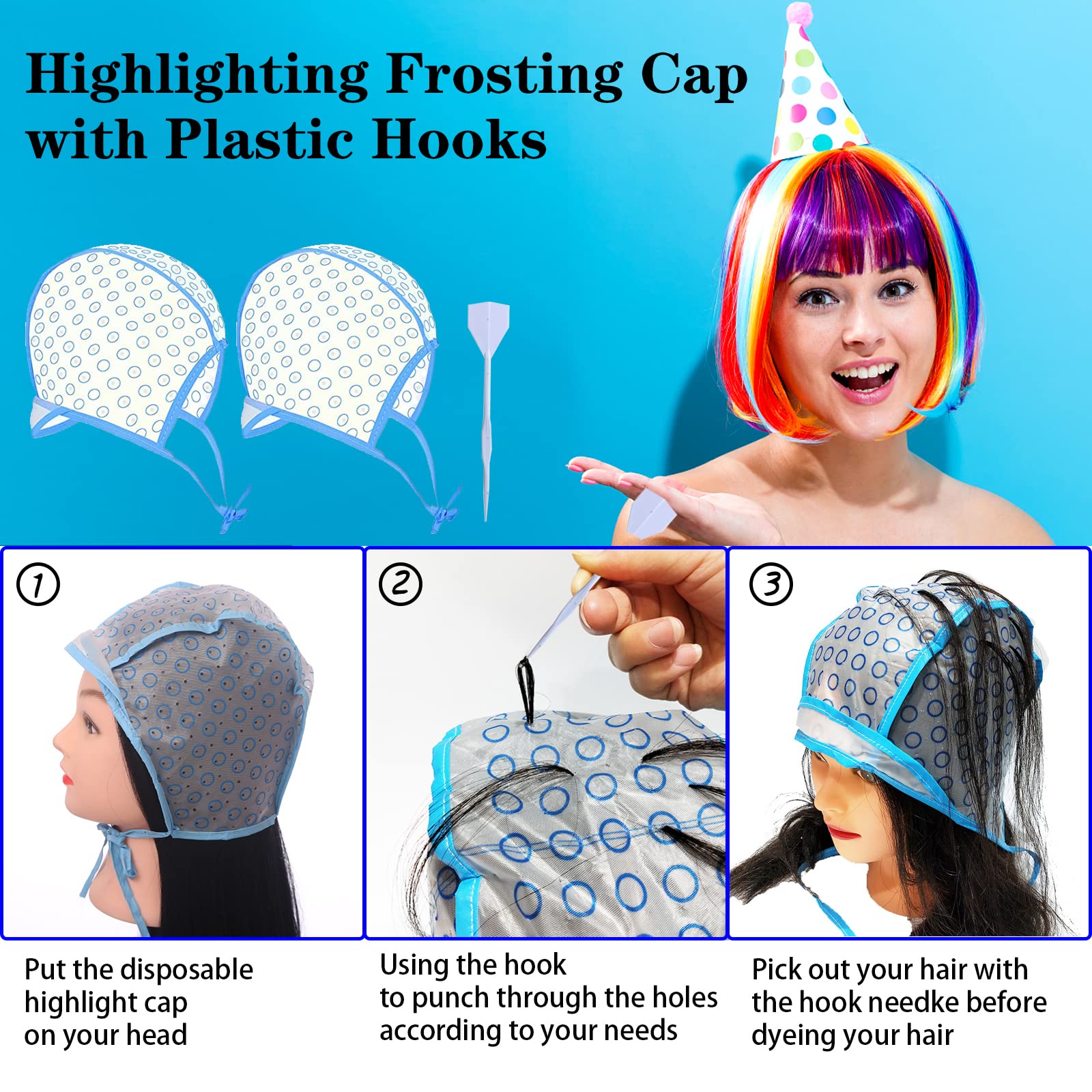 Reusable protective hairdressing shawl cape with ear covers and gloves for complete stain protection during hair dyeing