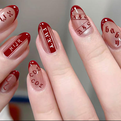 PH PandaHall DIY manicure stencil set with various graffiti letters and numerical patterns.