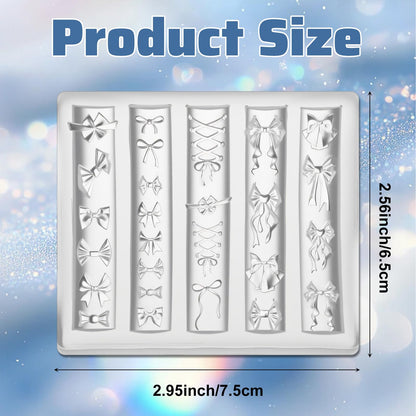 Thrymme transparent silicone beauty tool demonstrating flexible material properties for easy charm removal.