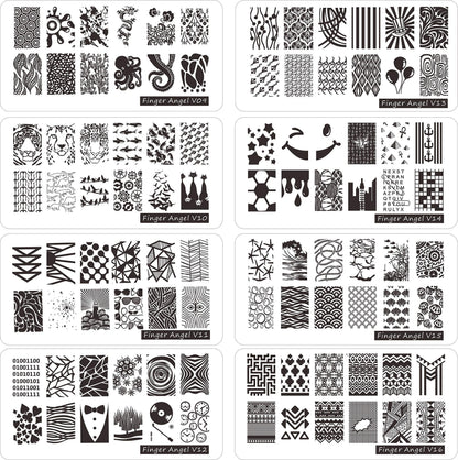 FingerAngel nail stamper and scraper tool set
