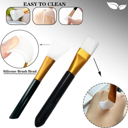 FERCAISH Microwavable Silicone Facial Mud Bowl highlighting its heat resistant properties for salon spa use.