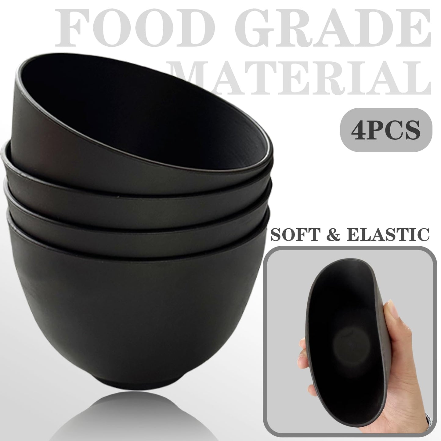 FERCAISH Professional Esthetician Prep Bowls stacked neatly to highlight their compact storage design.
