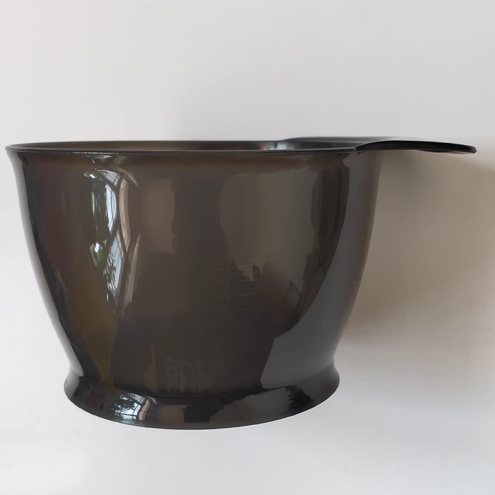 Four pieces of GSHLLO hair toner and bleach mixing bowls stacked neatly together.
