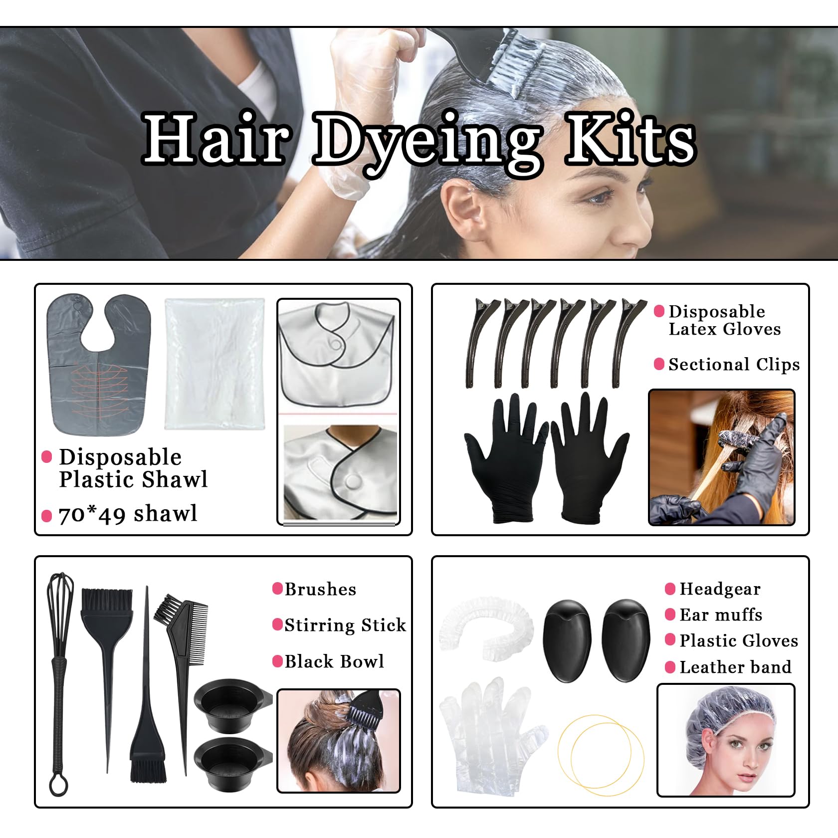 Close up view of the black silicone hair color mixing bowl and plastic blending tool