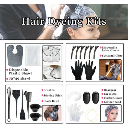 Close up view of the black silicone hair color mixing bowl and plastic blending tool