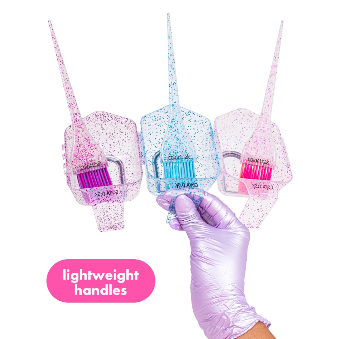 Colortrak mini glitter duo packaging showcasing the authentic premium USA imported hair styling tools
