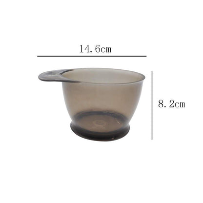 Lasenersm hair dye mixing bowl set highlighting the built-in measurement scales.