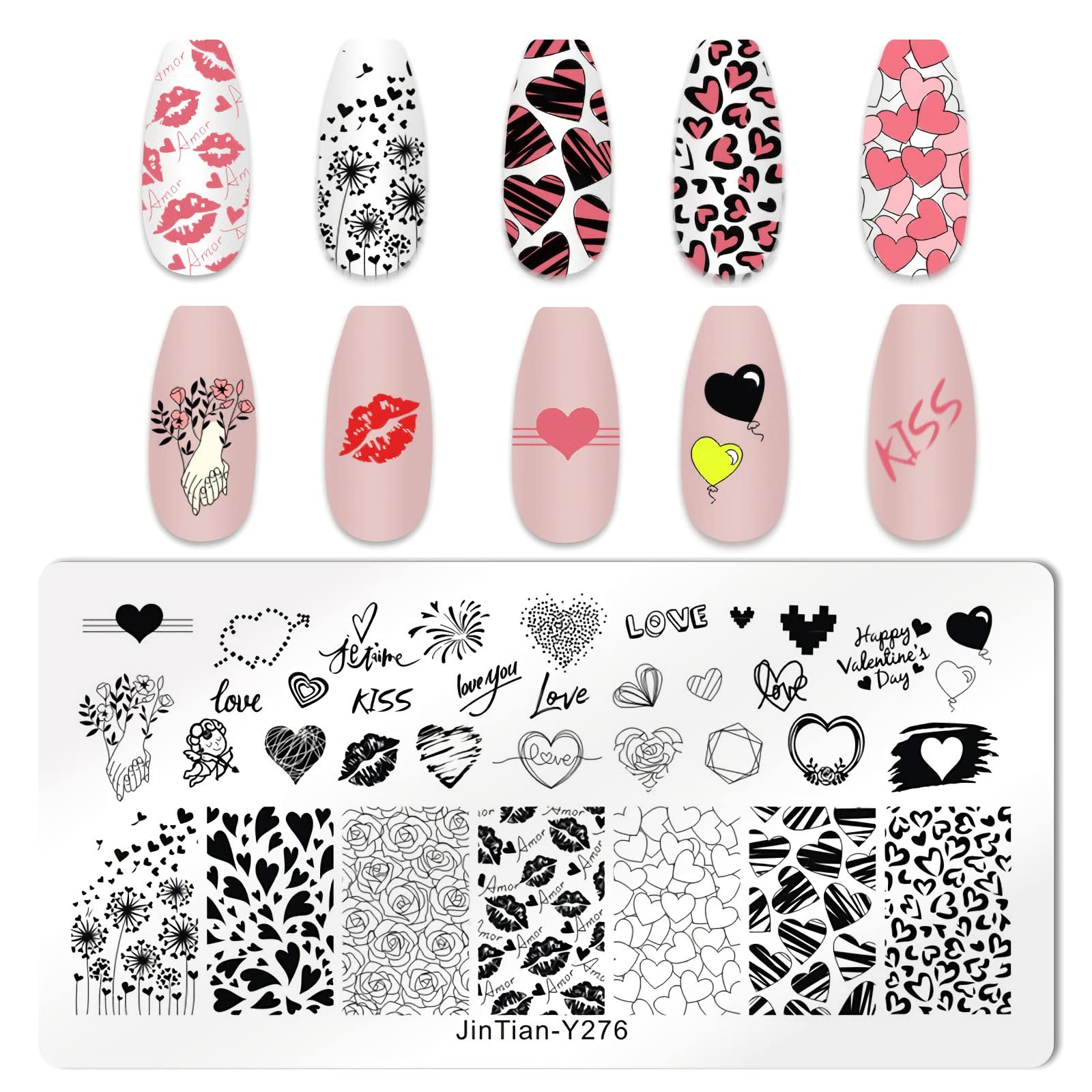 Silicone stamper and scraper tool for nail art application