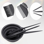 Professional hair dye mixing bowl with measuring markers for accurate salon chemical blending