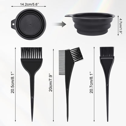 Dense stiff bristle applicator brush for smooth and even root touch up coverage