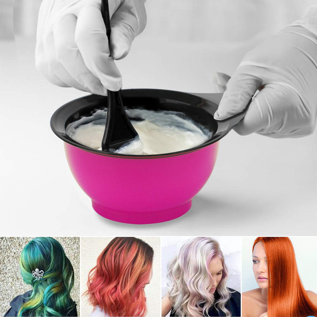 Segbeauty hair color bowl showing the internal measurement markings and black interior.